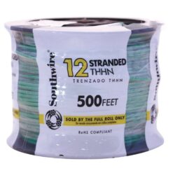 Southwire 500-Feet 12 -AWG Green Stranded Copper THHN wire ( By-the-roll )