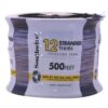 Southwire 500-Feet 12 -AWG Black Stranded Copper THHN wire ( By-the-roll )