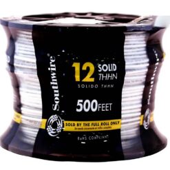 Southwire 500-Feet 12 -AWG White Solid Copper THHN wire ( By-the-roll )