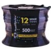 Southwire 500-Feet 12 -AWG Black Solid Copper THHN wire ( By-the-roll )