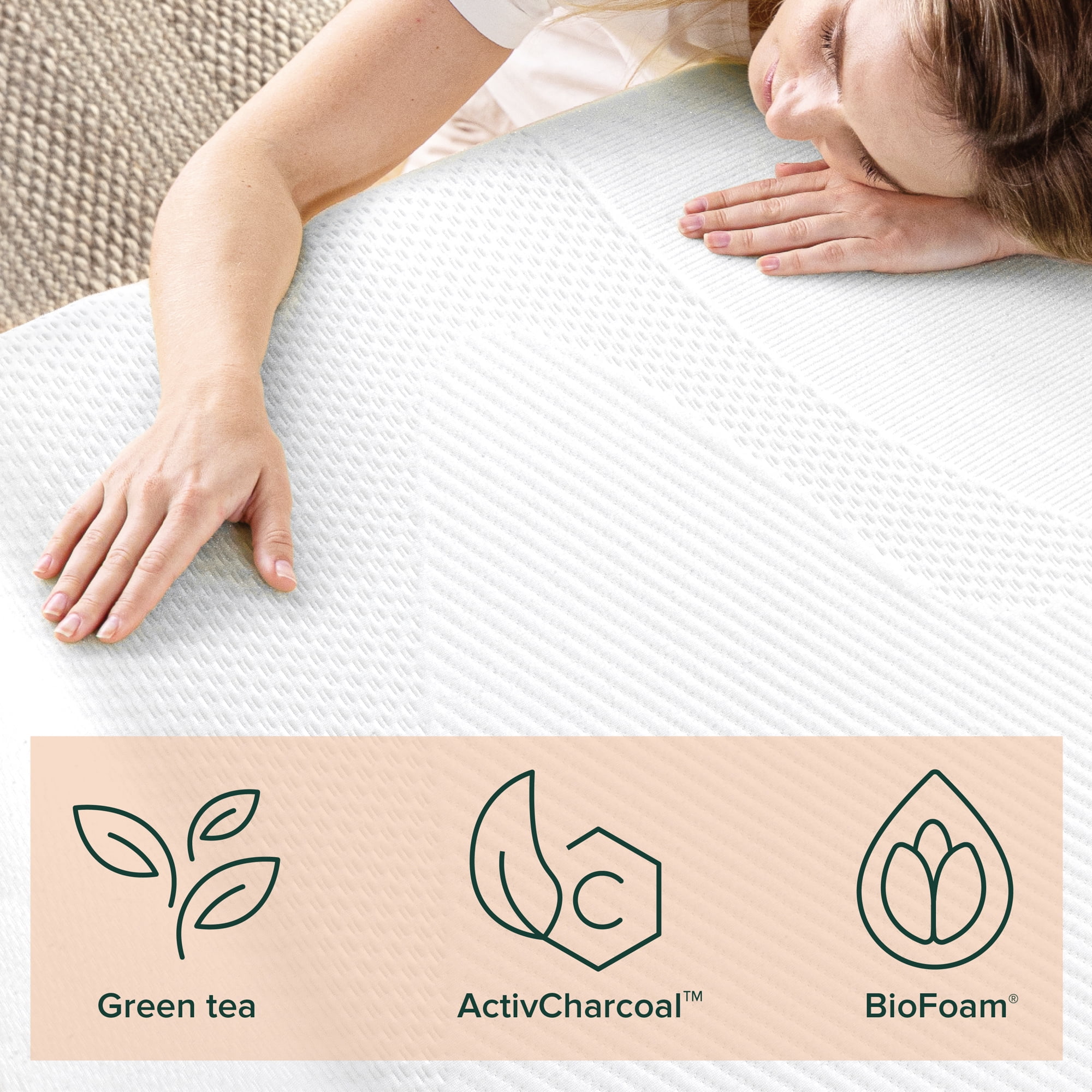 Zinus Spa Sensations Serenity 8" Memory Foam Mattress, Queen