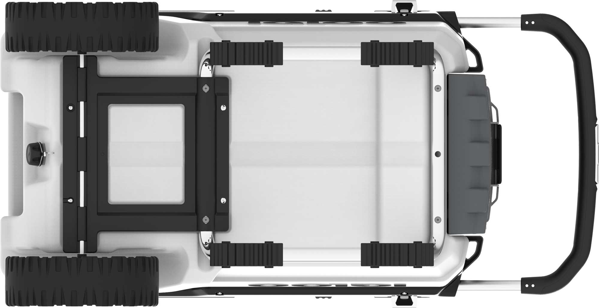 Igloo 70 Qt. Trailmate Roller Cooler, White/Grey/Black