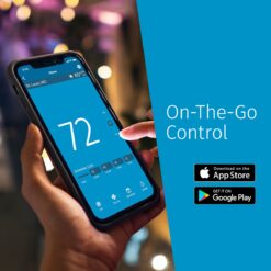 Emerson White Smart Thermostat with Wi-Fi Compatibility