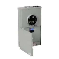 Eaton Type BR 200 -Amp 4 -Spaces 8 -Circuit Outdoor Main breaker meter combo Load Center