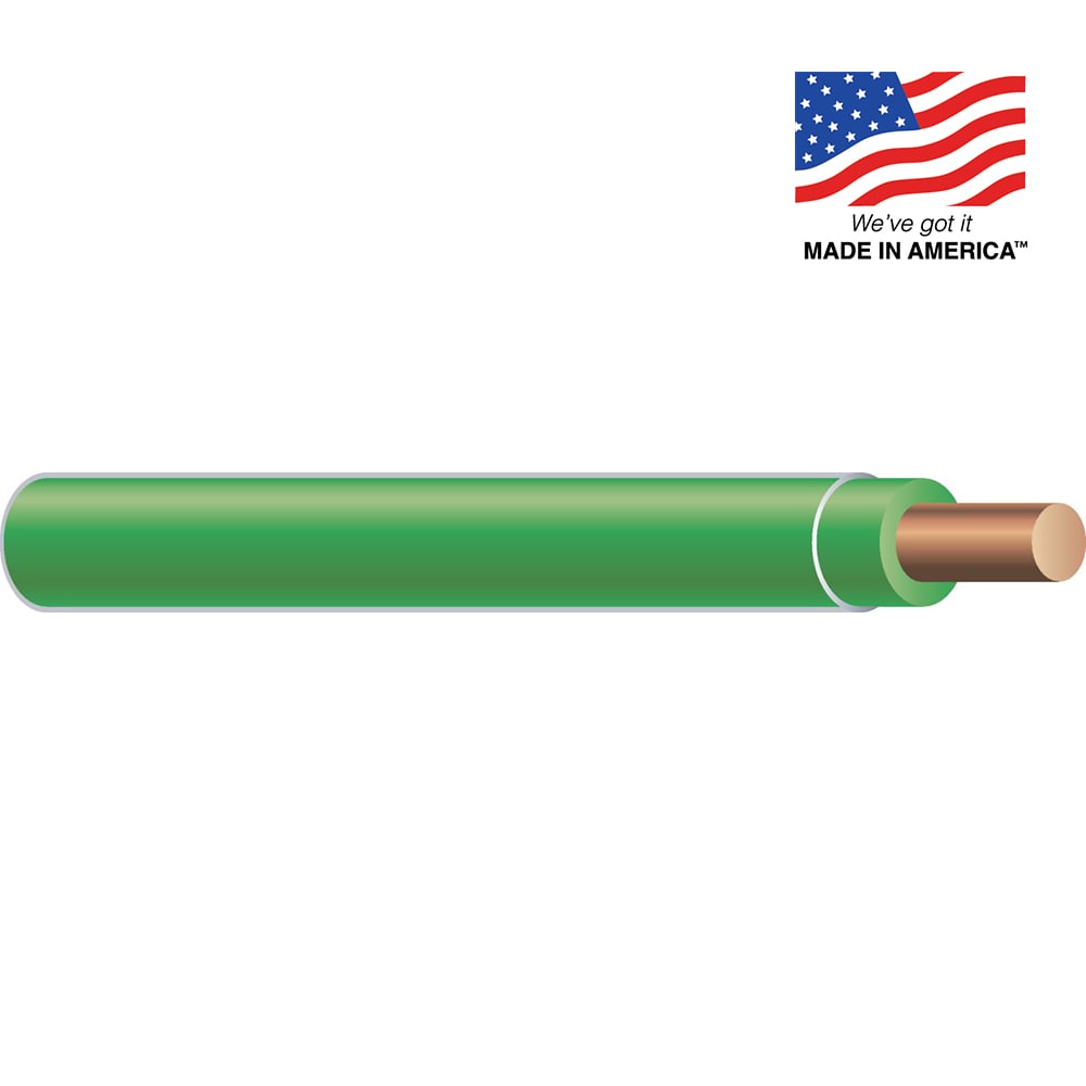 Southwire 500-Feet 12 -AWG Green Solid Copper THHN wire ( By-the-roll )