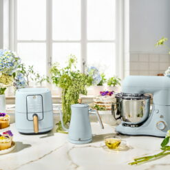 Beautiful 3 Qt Air Fryer with TurboCrisp Technology, Hydrangea by Drew Barrymore