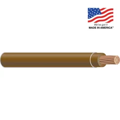 Southwire 500-Feet 12 -AWG Brown Stranded Copper THHN wire ( By-the-roll )