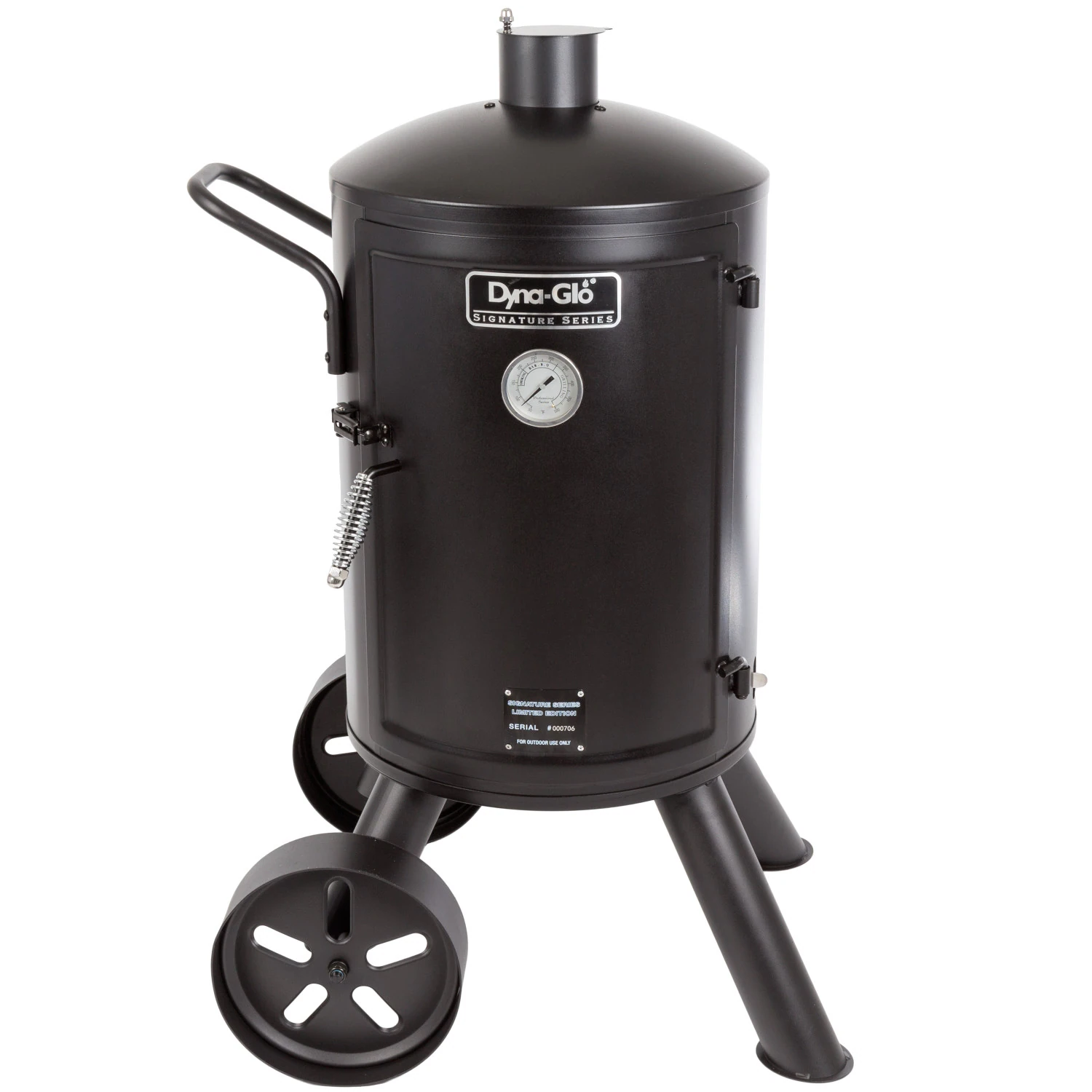 Dyna-Glo Signature Series 681-Sq. Inches Black Vertical Charcoal Smoker