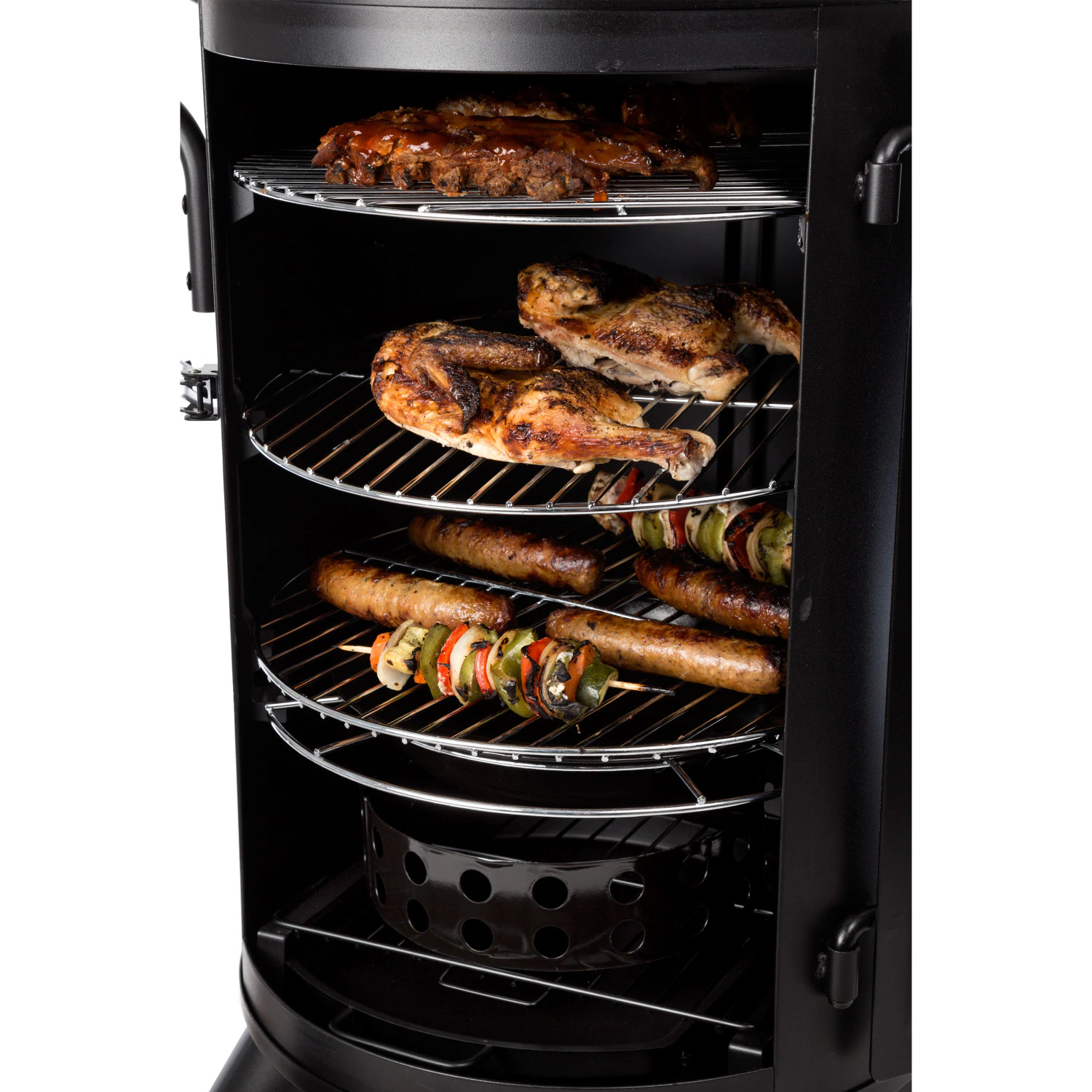 Dyna-Glo Signature Series 681-Sq. Inches Black Vertical Charcoal Smoker