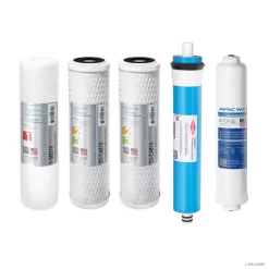 APEC Water ULTIMATE FILTER-MAX90 90 GPD Stage 1-5 Complete Reverse osmosis Under sink Replacement Filter 5 -Pack
