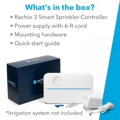 Rachio 8 -Station Digital Wi-Fi Compatible Indoor only Smart Compatible Irrigation Timer