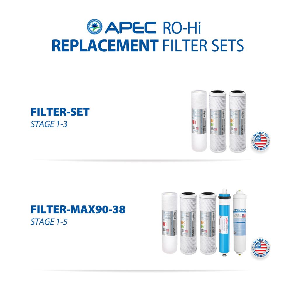 APEC Water ULTIMATE 5-stage Mechanical filtration Reverse Osmosis Filtration System