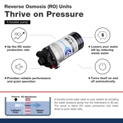iSpring RCC1UP-AK 7 Stage RO Water System 7-stage Multi-method Reverse Osmosis Filtration System