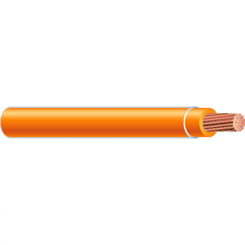 Southwire SIMpull 500-Feet 6 -AWG Orange Stranded Copper THHN wire ( By-the-roll )