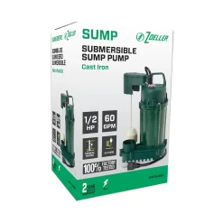 Zoeller 1/2-HP 115-Volt 60-GPM Cast Iron Submersible Sump Pump