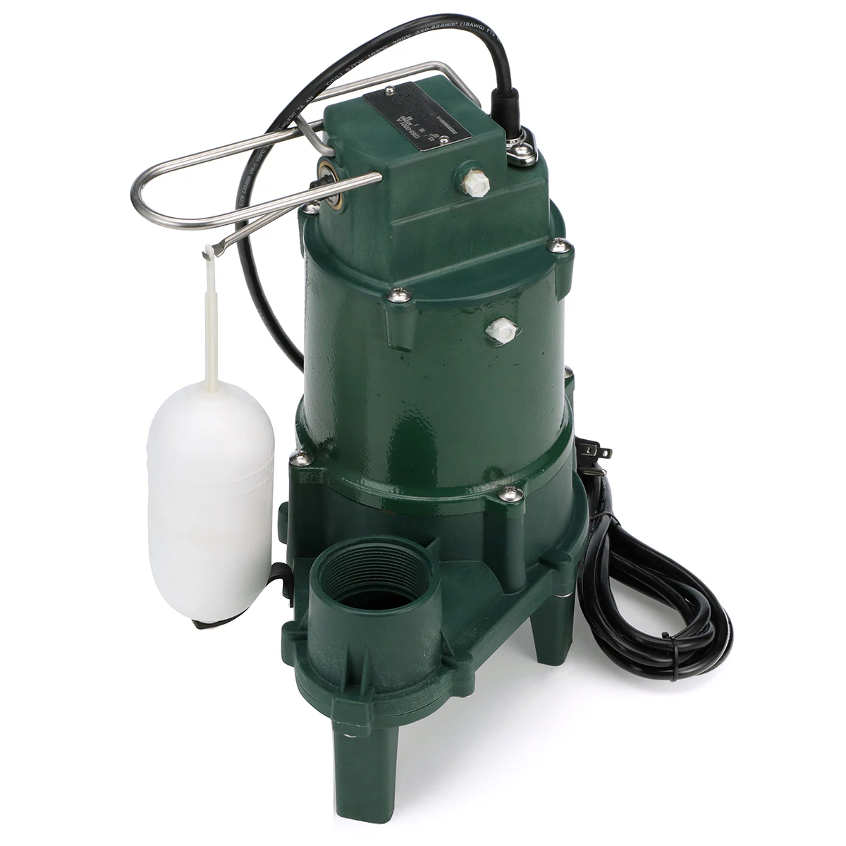 Zoeller 1/2-HP 115-Volt 103-GPM Cast Iron Sewage Sump Pump
