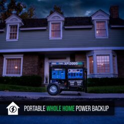DuroMax HX 500cc Electric Start Home Power Back Up 13000 / 10500 -Watt Dual fuel Portable Generator