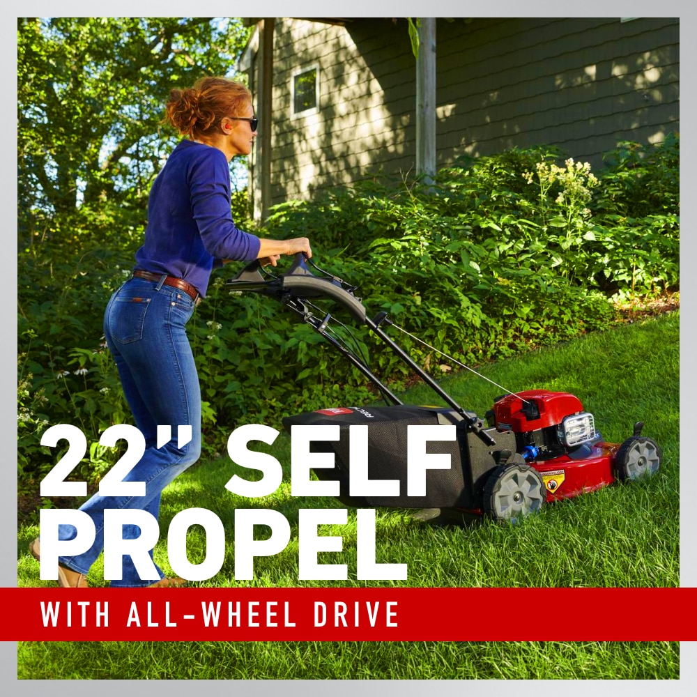Toro Recycler All Wheel Drive with Personal Pace 22-in Gas Self-propelled lawn mower with 163-cc Briggs and Stratton Engine