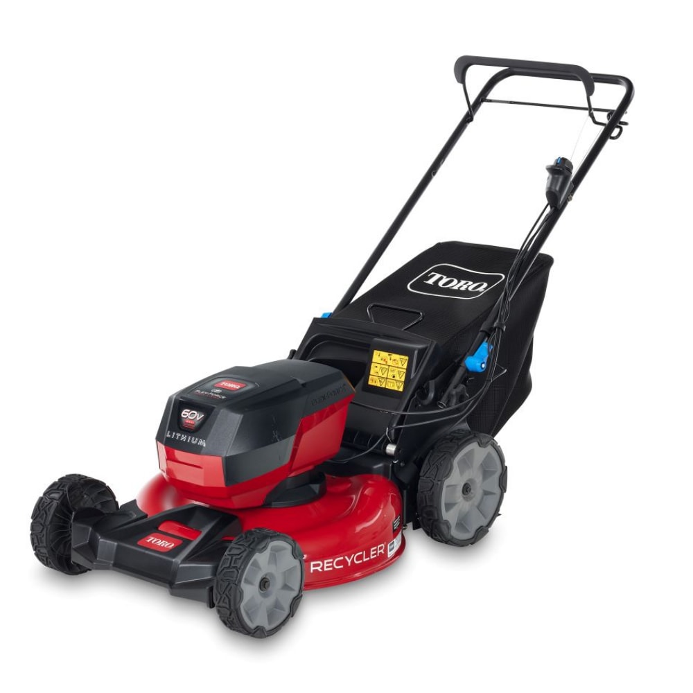 Toro Recycler 60-volt , ( 1 ) 6 Ah 21-in Self Propelled Battery Walk Mower ,Bagger Included