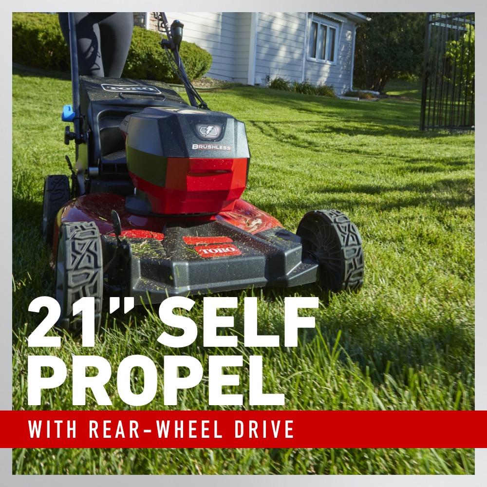 Toro Recycler 60-volt , ( 1 ) 6 Ah 21-in Self Propelled Battery Walk Mower ,Bagger Included