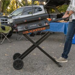 Blackstone 22" Culinary Omnivore X-Frame Griddle 362-Sq in Black Powder-coated Steel Portable Liquid Propane Grill