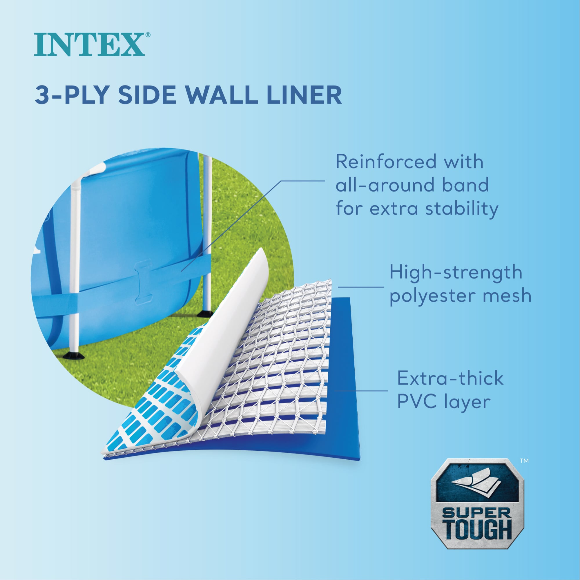 Intex 12-Feet x 12-Feet x 30-Inches Metal frame Round Above-Ground Pool with Filter Pump with Pool Cover