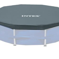 Intex 12-Feet x 12-Feet x 30-Inches Metal frame Round Above-Ground Pool with Filter Pump with Pool Cover