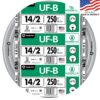 Southwire 250-Feet 14 / 2 Solid UF-B Wire W/G ( By-the-roll )
