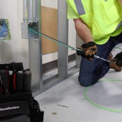 Southwire SIMpull 500-Feet 6 -AWG Black Stranded Copper THHN wire ( By-the-roll )