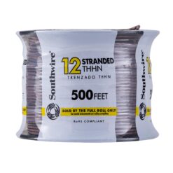 Southwire 500-Feet 12 -AWG Brown Stranded Copper THHN wire ( By-the-roll )