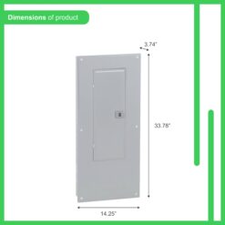 Square D Homeline 200 -Amp 30 -Spaces 60 -Circuit Indoor Main breaker Plug-On Neutral Load Center (Value Pack)