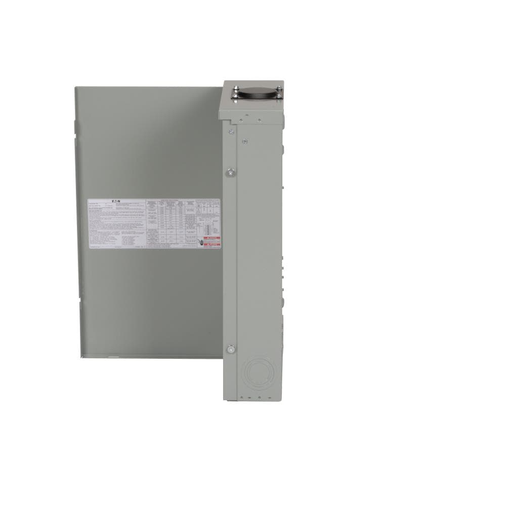 Eaton Type BR 200 -Amp 8 -Spaces 16 -Circuit Outdoor Main breaker Plug-On Neutral Load Center