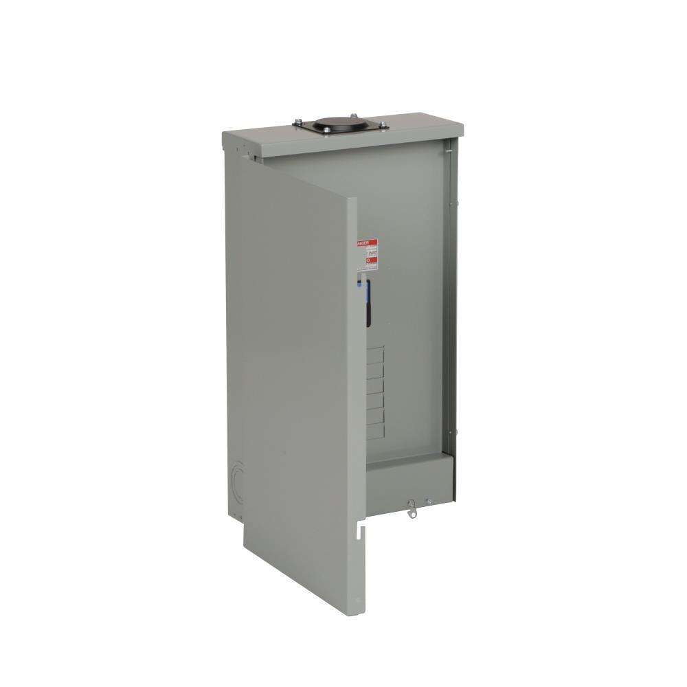 Eaton Type BR 200 -Amp 8 -Spaces 16 -Circuit Outdoor Main breaker Plug-On Neutral Load Center