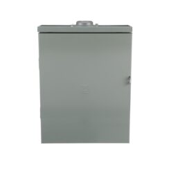 Square D Homeline 125 -Amp 12 -Spaces 24 -Circuit Outdoor Main breaker Plug-On Neutral Load Center (Value Pack)