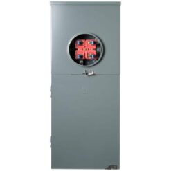 Square D 200 -Amp 8 -Spaces 16 -Circuit Outdoor Main breaker meter combo Load Center