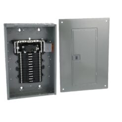 Square D QO 100 -Amp 24 -Spaces 24 -Circuit Indoor Convertible main breaker panel Plug-On Neutral Load Center (Value Pack)
