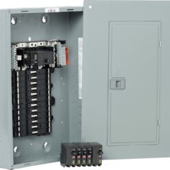 Square D QO 100 -Amp 24 -Spaces 24 -Circuit Indoor Convertible main breaker panel Plug-On Neutral Load Center (Value Pack)