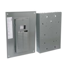 Square D QO 100 -Amp 24 -Spaces 24 -Circuit Indoor Convertible main breaker panel Plug-On Neutral Load Center (Value Pack)
