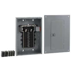 Square D QO 125 -Amp 24 -Spaces 24 -Circuit Indoor Convertible main lug Plug-On Neutral Load Center (Value Pack)
