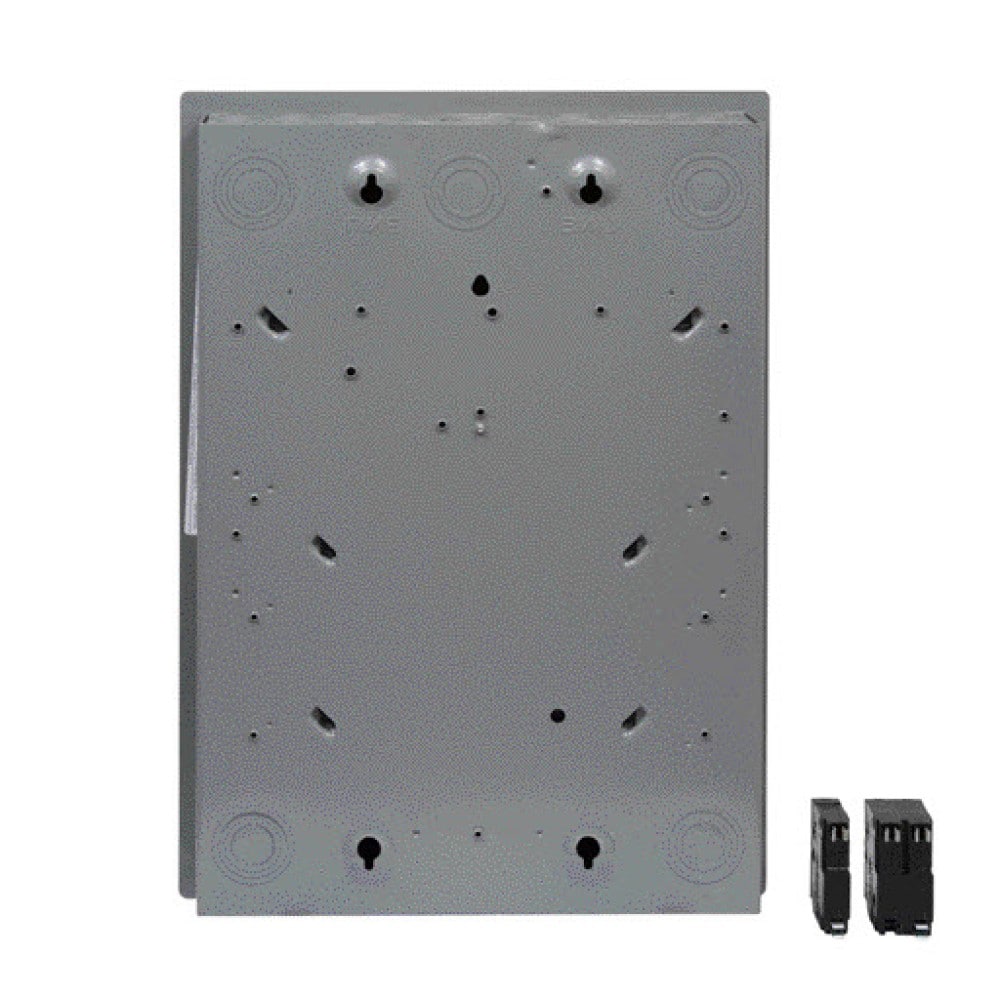 Square D QO 125 -Amp 24 -Spaces 24 -Circuit Indoor Convertible main lug Plug-On Neutral Load Center (Value Pack)