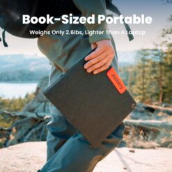 Jackery SolarSaga 40W Mini Solar Panel 11.8-in x 9.9-in x 1.18-in 40-Watt Portable Solar Panel