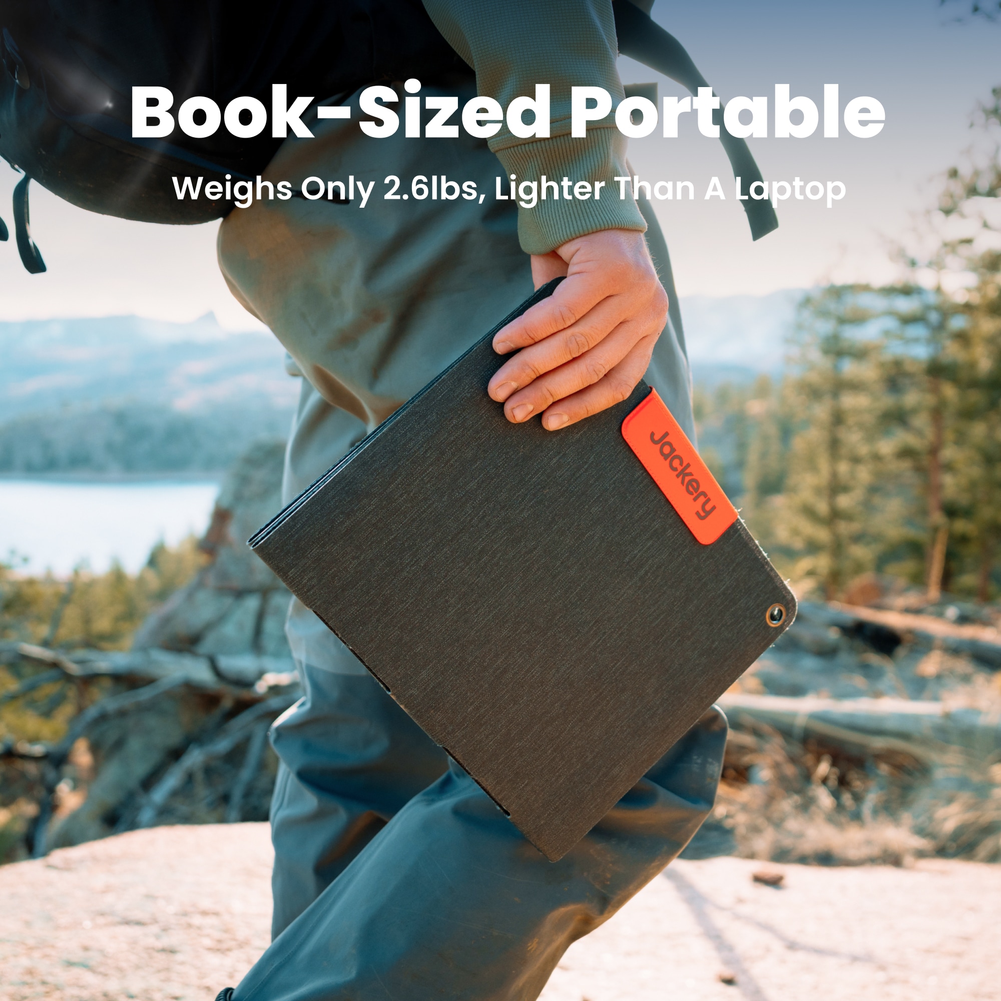 Jackery SolarSaga 40W Mini Solar Panel 11.8-in x 9.9-in x 1.18-in 40-Watt Portable Solar Panel