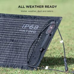 EcoFlow 110W Solar Panel 23.3-in x 13.5-in x 0.8-in 110-Watt Portable Solar Panel