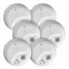 First Alert BRK Hardwired (with Battery Backup) Ionization Interconnected Combination Smoke and Carbon Monoxide Detector 6 -Pack