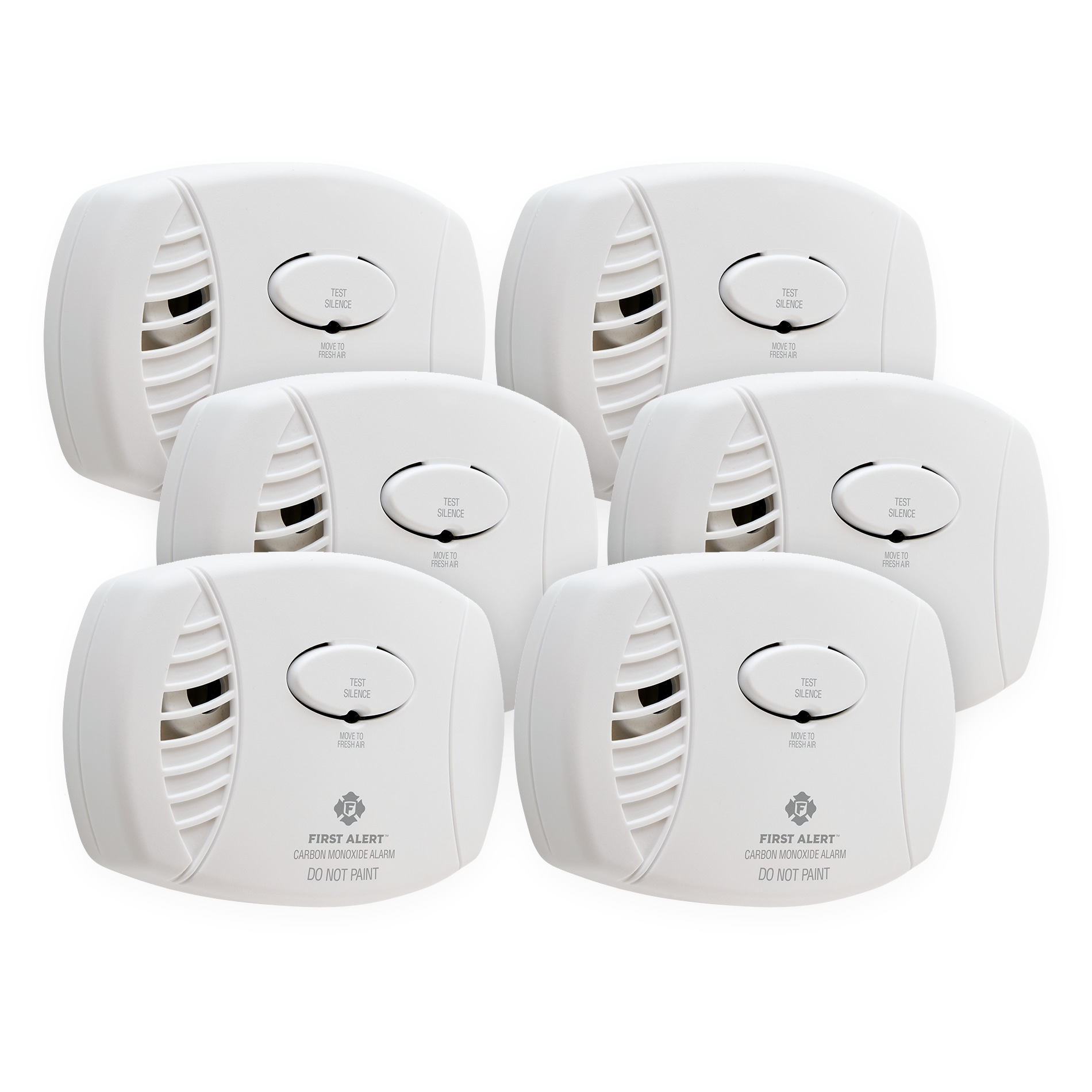 First Alert BRK Battery-operated Carbon Monoxide Detector (6-Pack)