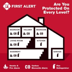 First Alert BRK Battery-operated Carbon Monoxide Detector (6-Pack)