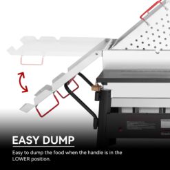 Creole Feast 70 Qt Single Sack Crawfish Seafood Boiler 2 -Burner Propane 20-lb. tank Electronic Aluminum Boiler