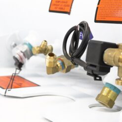Flame King 5.9Gal ASME Tank w/ Remote Fill Bleeder Valves Steel Propane tank