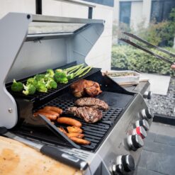 Monument Mesa Stainless Steel 5-Burner Infrared Liquid Propane Gas Grill with 1 Side Burner