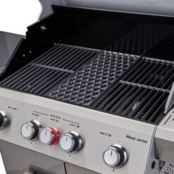 Monument Mesa Stainless Steel 5-Burner Infrared Liquid Propane Gas Grill with 1 Side Burner
